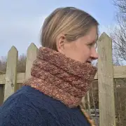 Hand Knitted wool blend neckwarmer image 3
