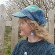 Two Sisters Tweed cap hat 58cm image 2