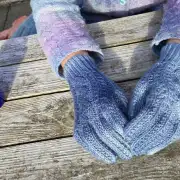 Hand dyed gloves - L image 3