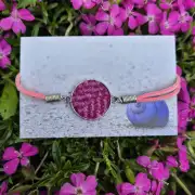 Harris tweed and faux leather bracelet image 1