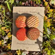 Three Sisters Tweed Buttons image 1