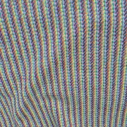 Three Sisters Tweed Fabric - Rainbow - turquoise image 1