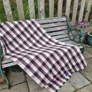 Gotland x Hebridean and Merino tweed throw image 3