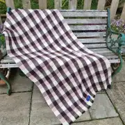 Gotland x Hebridean and Merino tweed throw image 1