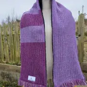 Two Sisters lambswool Tweed scarf image 2