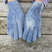 Hand dyed gloves - L image 5