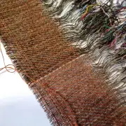 Textile Wall Art - 'tying-in' image 4