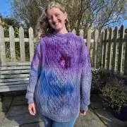 Hand-Dyed heritage wool jumper xl image 5