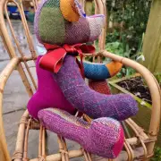 Tweed Teddy Bear made to order image 6