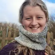 Hand Knitted undyed UistWool neckwarmer image 6