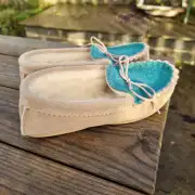 Suede and Tweed Slippers - luskentyre green image 5