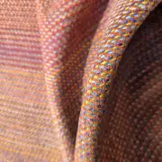 Two Sisters Tweed Fabric - orange watercolour image 6