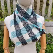 Gotland x hebridean and merino tweed neckwarmer image 1