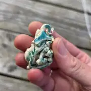 Ceramic Necklace seaweed tangle image 5