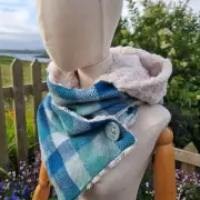 Two Sisters Tweeds Hooded Scarf Lambswool image 7