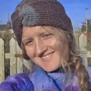 Hand Knitted camel headband image 4