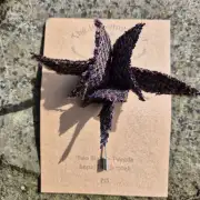 Tweed lapel pin brooch image 1