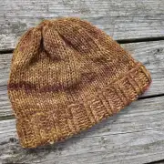 Hand Knitted hand dyed teeswater hat image 5