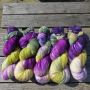 Hand-Dyed Yarn: 100% Merino, 4 ply x5 image 2