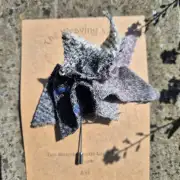Tweed lapel pin brooch image 1