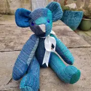 Tweed Teddy Bear image 1