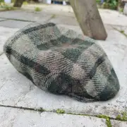 Harris Tweed cap hat 59cm image 7
