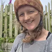 Hand Knitted hand dyed teeswater hat image 1