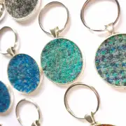 Harris tweed keyring image 2