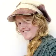 Harris Tweed cap hat 59cm image 7