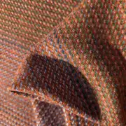 Two Sisters Tweed Fabric - orange watercolour image 3