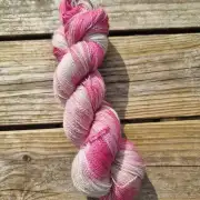 Hand-Dyed Yarn: Baby Alpaca and mulberry silk, lace image 1