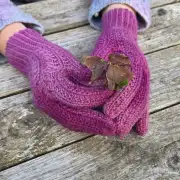 Hand dyed gloves - S image 1