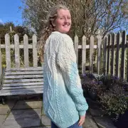 Hand dyed heritage wool jumper m image 4