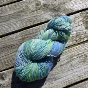 Hand-Dyed Yarn: 100% Merino, 4 ply - 3 4 image 1