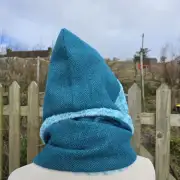 Harris Tweed Hooded scarf image 5