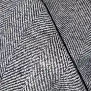 Two Sisters Tweed Fabric - Hebridean Rocks slightly darker than light grey grey image 1