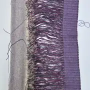 Textile Wall Art - 'tying-in' image 1
