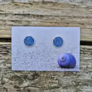Harris tweed stud earrings image 1
