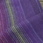 Two Sisters Tweed Fabric - Plain Purple Aurora image 6