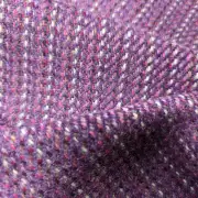 Two Sisters Tweed Fabric - purple heather image 4