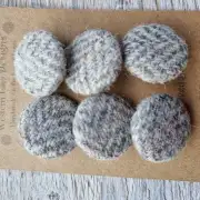 Harris Tweed buttons - 3 2 image 1