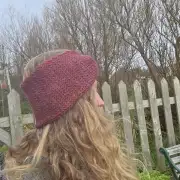 Hand Knitted wool/mohair/alpaca blend headband image 4