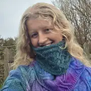 Hand Knitted merino headband/cowl image 2