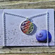 Two Sisters Tweed necklace image 1