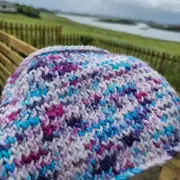 Hand Knitted hand dyed merino neckwarmer/headband image 9