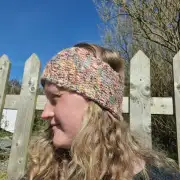 Hand Knitted merino headband image 4