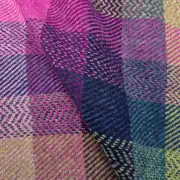 Two Sisters Tweed Fabric - Aurora Check #4 image 6