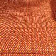 Three Sisters Tweed Fabric - dark orange image 1