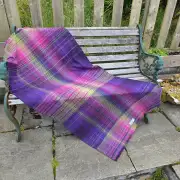 Two Sisters Tweed Throw Lambswool - aurora image 4