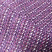 Two Sisters Tweed Fabric - purple heather image 1
